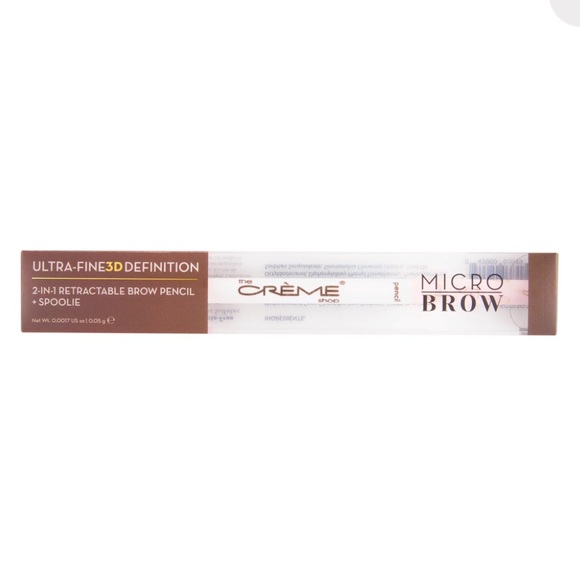 The Creme Shop Other - THE CRÈME SHOP Micro Brow Pencil & Spooley -
Medium Brown, NEW